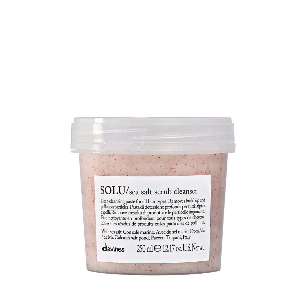 DAVINES Solu Sea Salt Scrub Cleanser